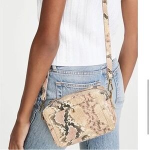 MADEWELL Snakeskin Print‎ Transporter Crossbody